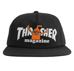 Thrasher x Toy Machine (スラッシャー トイマシーン ) スナップバックハット キャップ 帽子 Sect Snapback Hat Black スケボー SKATE SK8 スケートボード