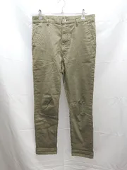 ◇ BEAUTY&YOUTH ビューティ&ユース 無地 シンプル スキニーパンツ サイズS カーキ レディース E  【1303090022884】