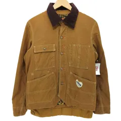 サスクワァッチファブリックス SASQUATCHfabrix. 12AW 裏地レオパード ドッキングワークシャツジャケット メンズ JPN：M のサムネイル
