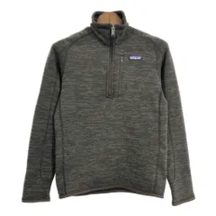 patagonia パタゴニア ベターセーター ハーフジップ フリースジャケット アウトドア ブラウン (メンズ XS) 中古 古着 S8892