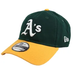 ニューエラ キャップ メジャーリーグ NEW ERA 9TWENTY メンズ レディース 帽子 MLB ロゴ ベースボールキャップ オークランド・アスレチックス グリーン