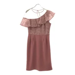 未使用 リリーブラウン ノースリーブ ワンピース 1 ピンク Lily Brown タグ付き サイドジップ LWFO182072 レディース 古着 【240525】