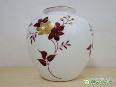 大倉陶園 花瓶 金蝕椿 - メルカリ