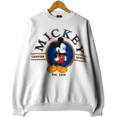 古着 90年代 MICKY UNLIMITED MICKEY MOUSE ミッキーマウス キャラクタースウェットシャツ トレーナー USA製 メンズXL相当/eaa591951