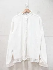 PINK-latte ピンクラテ カットソー ブラウス 長袖 レース ホワイト Mサイズ