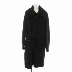 エスカーダ ESCADA SPORT アルパカ ウール ロングコート アウター 38 M 黒 ブラック /YMのサムネイル