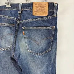 Levi's ORENGE TAB 607 W32L34 00年代 デニムボトム ジーンズ シミ汚れ 07060806 01