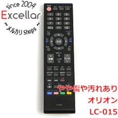 [bn:18] ORION　テレビ用リモコン LC-015のサムネイル