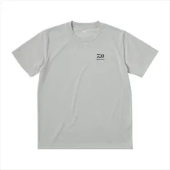 ダイワ ウェア DE-8625 ショートスリーブ スモールロゴTシャツ ライトグレー 2XLのサムネイル