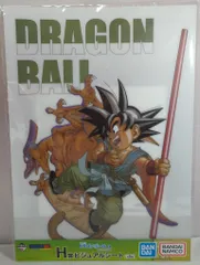 BANDAI SPIRITS 一番くじ ドラゴンボール EX 雲の上の神殿 H賞 孫悟空&恐竜 ビジュアルシート