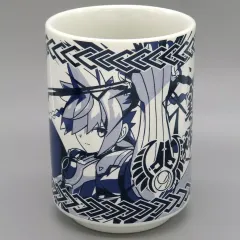 【中古】マグカップ･湯のみ [単品] GV＆きりん オリジナル湯呑み 「PS5/Switchソフト 蒼き雷霆 ガンヴォルト トライアングル エディション ファミ通DXパック」 同梱特典