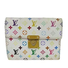 【中古】 ルイヴィトン LOUIS VUITTON ポルトフォイユ コアラ 三つ折り 財布 モノグラム マルチ ブロン レザー M58014 63MS497