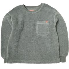 UNIVERSAL OVERALL x URBAN RESEARCH Sonny Label ユニバーサル オーバーオール アーバンリサーチ サニーレーベル 21AW 別注 ボアクループルオーバー U2132150SN Free チャコールグレー スウェット
