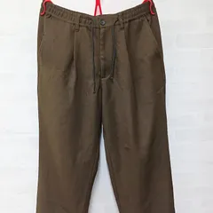 [THE SHOP TK]ザショップティーケー カジュアルパンツ メンズ ドロスト ゆったり 古着 サイズL ブラウン（あ-176，エ-1）のサムネイル