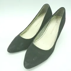 ◇ ⊇ Oriental Traffic オリエンタルトラフィック スエード風 パンプス サイズ35 ブラック レディース E  【1502060023184】