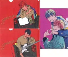 【中古】クリアファイル 真冬＆立夏 A4クリアファイル3枚セットA 「ギヴン×タワーレコード」