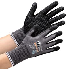 新品 [ハンボ] 耐切創性手袋 ベストグリップ ブレスカットDOT ECO NJO5359QT 手のひらコーティング ドット付 S 1双入