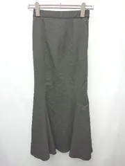 ◇ ⊂ apres jour mignon バックスリット ロング マーメイド スカート サイズM ブラック レディース P  【1411070002365】