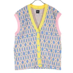 ZARA ザラ 総柄 ノースリーブ ベスト M レディース 古着