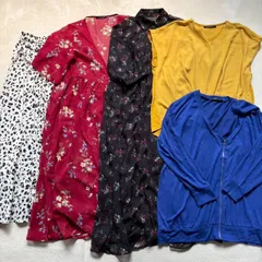 【まとめ売り】INGNI イング 5点セット レディース Mサイズ ヒョウ柄 レオパード 花柄 シャツワンピース フレアスカート ビビットカラー 派手 春 夏 ガーリー