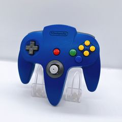 NINTENDO64 純正コントローラー　青