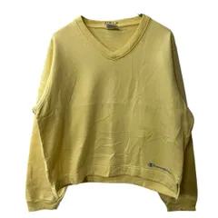 Champion ロゴスウェット トレーナー M イエロー チャンピオン カットソー プルオーバー トップス 古着卸 アメリカ仕入 a709-5159