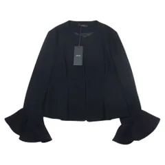 YOKO CHAN ヨーコチャン YCJ-622-082 フレア スリーブ ジャケット ブラック ブラック系 38【中古】のサムネイル