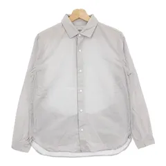 YAECA comfortshirt narrow  コンフォートシャツ スナップボタン 14115 長袖シャツ ライトグレー メンズ ヤエカ【中古】5-0109M∞のサムネイル