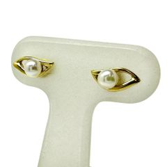 【MIKIMOTO/ミキモト】アコヤ真珠 3.6mm ピアス K18ゴールド 18金  1.3g レディース 【中古】【真子質店】【NN】