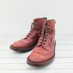 TRICKER'S Trickers トリッカーズ M2508 MALTON モールトン COUNTRY BOOTS ウイングチップ ブーツ カントリーブーツ UK8