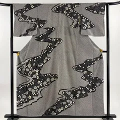 レノボk-1192 華やかなデザイン 総絞り 正絹 訪問着 着物・浴衣