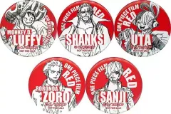 【中古】バッジ・ピンズ 全5種セット オリジナル缶バッジ 「ワンピース FILM RED×セブンイレイブン キャンペーン」 対象ドリンク購入特典