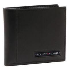 トミーヒルフィガー 二つ折り財布 メンズ ブラック 新品
