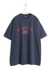 【お得なクーポン配布中!】 00s USA製 オールド ギャップ 2段 プリント 半袖 Tシャツ メンズ レディース XL / 古着 オールド ヘビーウェイト カットソー 大きいサイズ