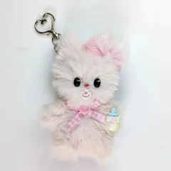 赤ちゃんうさぎのモールドールチャーム　モールドールチャーム　モールドール　モールドールキーホルダー　キーホルダー　キーリング　キーチェーン　チャーム　韓国　ふわふわ　推し活　推し活グッズ　モール人形