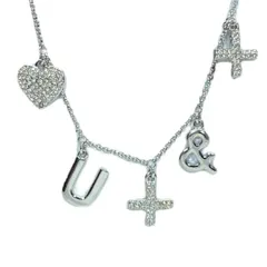 SWAROVSKI スワロフスキー ネックレス ペンダント アクセサリー 小物 メタル ラインストーン シルバー