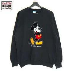 80s USA製 vintage Disney ミッキーマウス Mickey Mouse スウェット トレーナー メンズ 表記Lサイズ