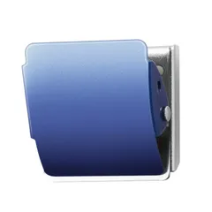 プラス ずり落ちない マグネットクリップ ホールド Mサイズク リップ幅40mm 1個入 ブルー CP-040MCR-B （1点）