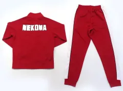 【中古】衣料雑貨 音駒高校 ジャージ上下セット レッド メンズMサイズ 「ハイキュー!!×しまむら」 オンラインストア限定