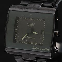 CITIZEN Eco-Drive オルタナ H416 電波時計レア y2k - メルカリ