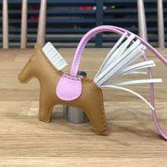 【新品未使用】エルメス ロデオPM バッグチャーム セサミ クレ モーヴシルベストル アニューミロ U刻印 09753