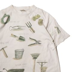 90's 00's REI ボランティア 両面プリント コットン Tシャツ