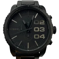 稼働品 ディーゼル DZ-4207 腕時計 クロノグラフ ウォッチ ステンレス 黒 ブラック DIESEL