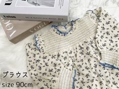 花柄ブラウス　キッズ　新品　韓国風