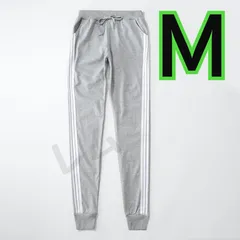Mサイズ　グレー　男女兼用　サイドラインパンツ　デイリー　仕様　人気