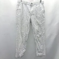 ◇ Θ BANANA REPUBLIC バナナリパブリック スラックス サイズ34×30 アイボリ－系 メンズ E  【1411280040805】