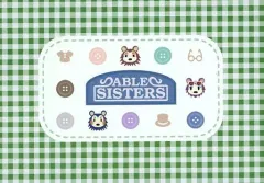 【中古】ノート・メモ帳 エイブルシスターズ/グリーンチェック柄 エイブルシスターズのメモパッド 「一番くじ あつまれ どうぶつの森～気ままな島生活で日常もハッピーに～」 F賞のサムネイル