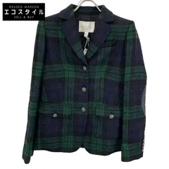 極美品 Lサイズ⭐️ブルックスブラザーズ ピーコート ブラックウォッチチェック 紺 極美品 Lサイズ⭐️ブルックスブラザーズ ピーコート ブラック