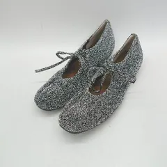 ◇ ⊇ SESTO セスト ラメ加工 バレエシューズ サイズ23.5 ブラック系 レディース E  【1506190002989】