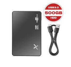 【動作確認済み】HDD500GB 外付けハードディスク 2.5インチ SATA USB3.0 確認済み ポータブル ストレージ USB ケーブル ノートパソコン PC Windows Mac 10000h以下